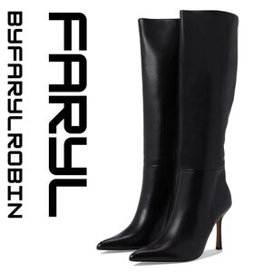 FARYL by Farylrobin Gael Black Leather Size 8 M